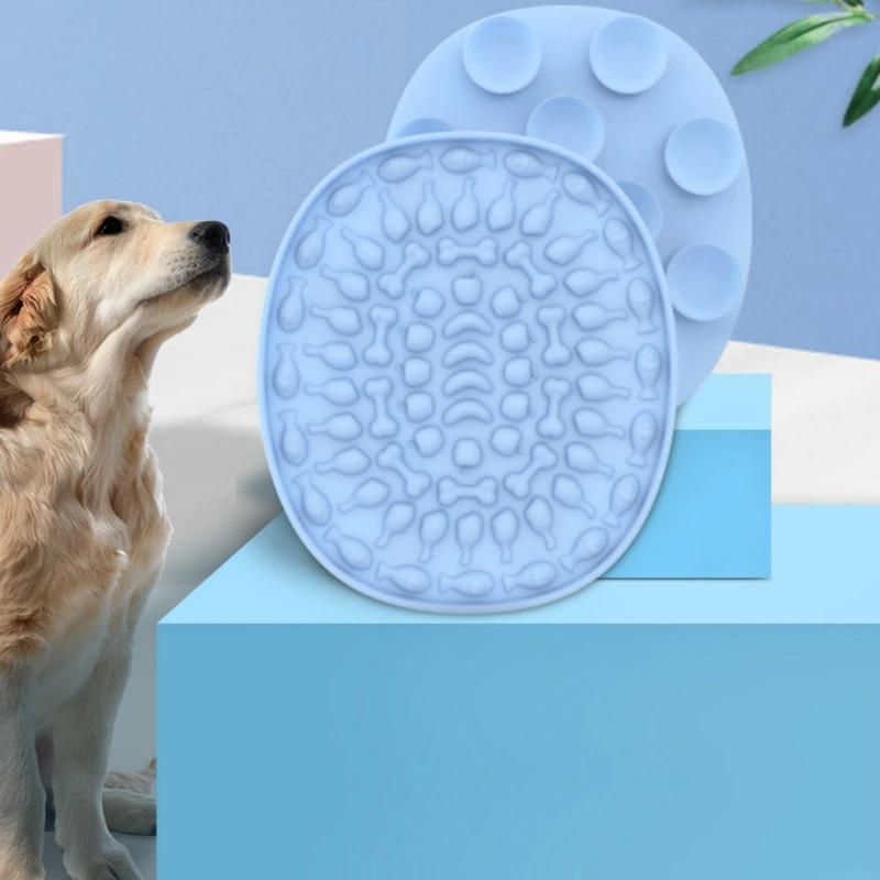 Silicone Dog Lick Mat Pet Slow Food Pet Feeder Supplies