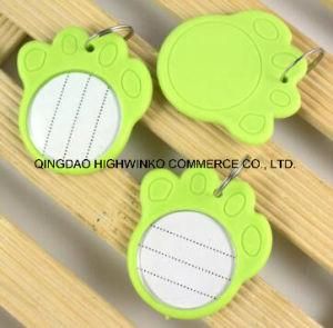 Custom Eco-Friendly Wheat Straw Plastic Pet ID Tag