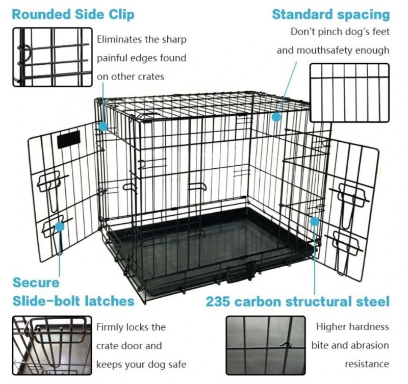 on Sale Durable Metal Material Pet Cage Outdoor Easy Cleaning Dog Cage Pet Cages