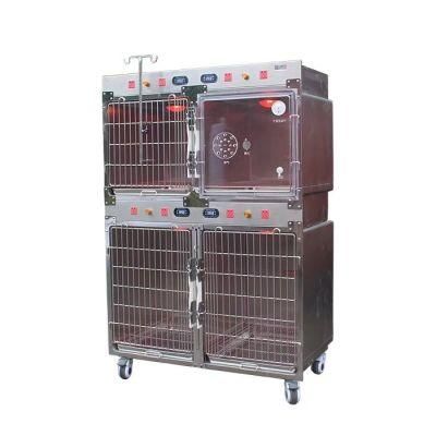 Pet Oxygen Pet Cages Carriers &AMP Houses Stainless Steel Pet Cage