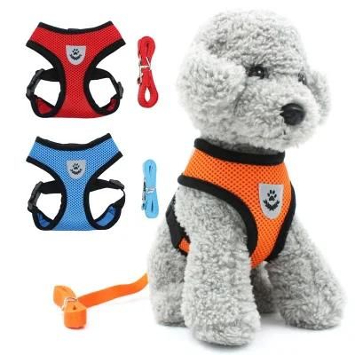 Pets Soft Breathable Air Mesh Reflective Bands Safe Comfortable Dog Harness