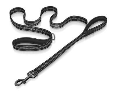 Reflective Dog Leash with Soft and Thick Padded Double Handles