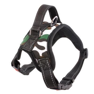 Adjustable Reflective Tactical No Pull Dog Harness for Large Dog Pet