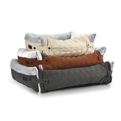 2 in 1 Eco-Life Quilting Pet Bed Multiple Uses Dog Bed for Sofa