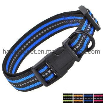 Custom Wholesale Safety Nylon Reflective Dog Collar Pet Product