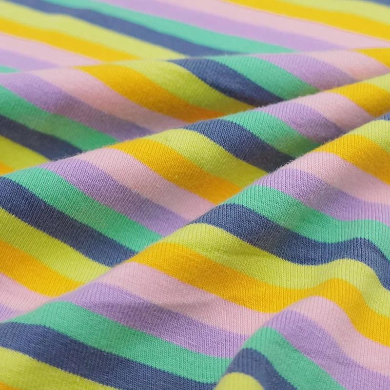 100% Cotton Striped Dress Cat Vest Puppy Shirts Colorful Printed Dog Dresses Pet Clothes for Doggie