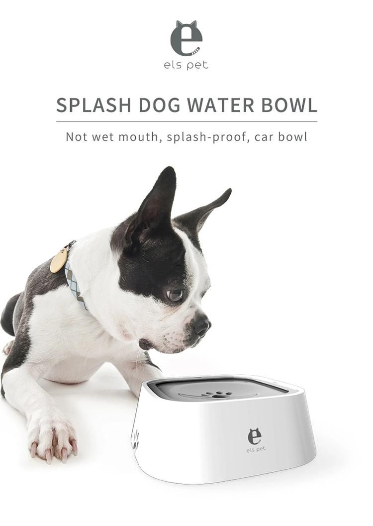 Pet Dog Prevent Buoyant Force Bowl Drinking Bowl for Dogs Non-Wet Mouth Cat Water Basin Pet Splash-Proof Cat Bowl