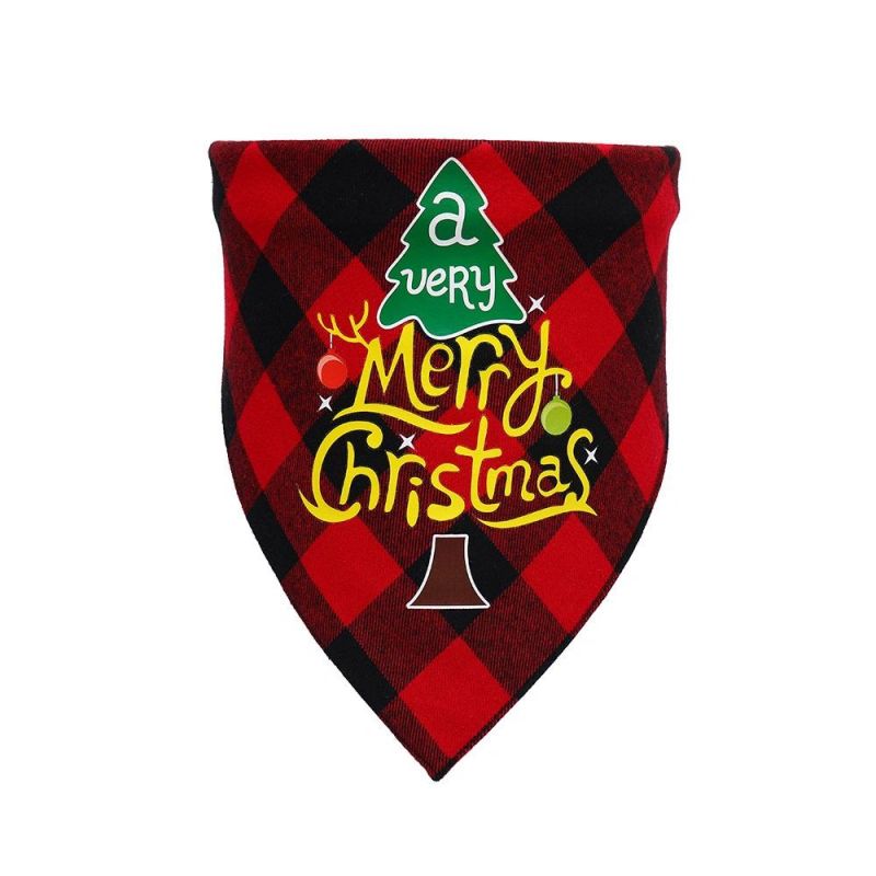 Free Design Custom Printed Pet Polyester Pattern Triangle Scarf Dog Bandana