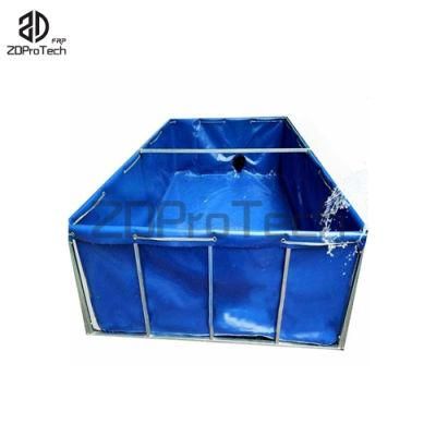 Flexible and Foldable Fish Ponds PVC Fishery Tanks for Sale.
