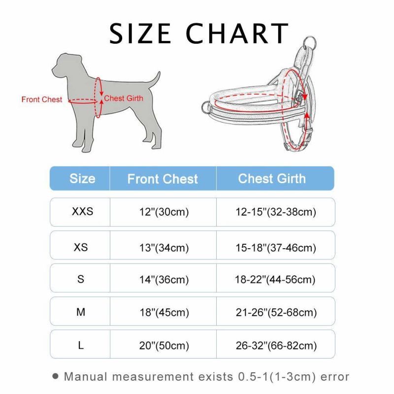 Highly Recommended Put on Easily Soft Walk Dog Harness with Handcraft Stitching