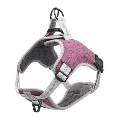 Lift Training Polyester Hiking, Walking Bondage Hemp Protection Support Chest Customisable Breathable Lightweight Dog Harness//