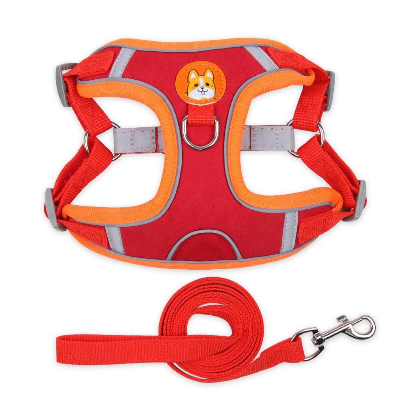 Chinese Factory Hot Sale Adjustable Breathable Soft Comfortable Safety Dog Pet Harness