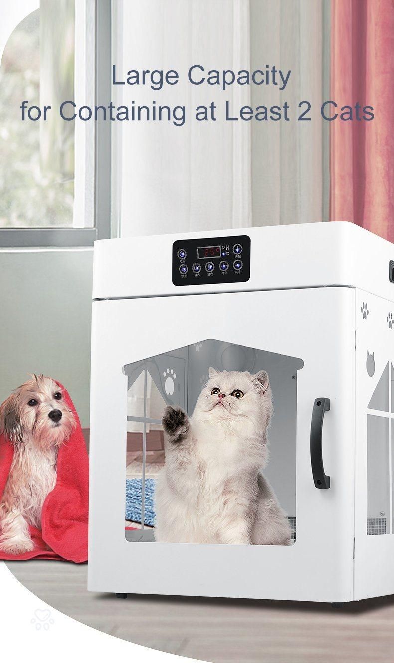 Automatic and Digital Control Pet Hair Dryer with UV Disinfection