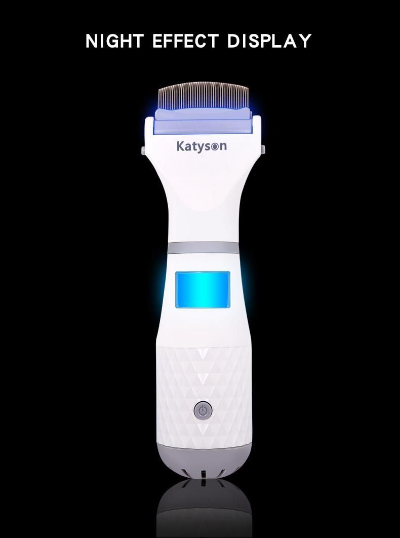 Pet Fleas Electronic Lice Comb for Dog Dog Electric Terminator Brush Anti Removal Kill Lice Cleaner
