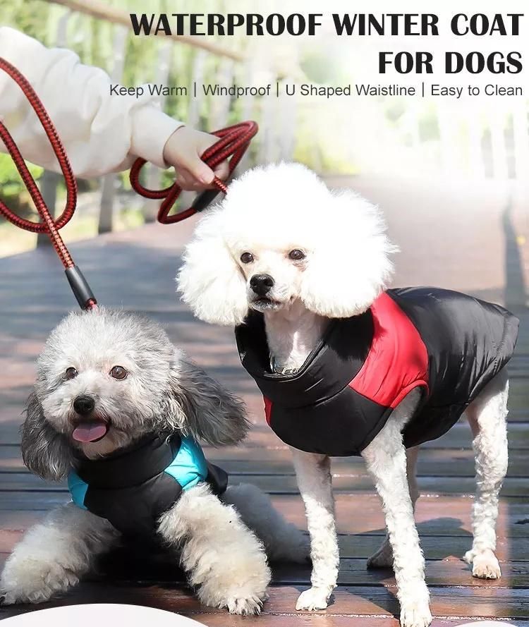Warm Dog Large Jackets Luxury Water Proof Clothes Winter Use Pet Apparel