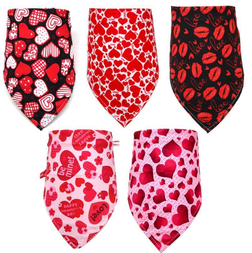 Saint Valentine′s Day Style Dog Bandana with Fast Delivery