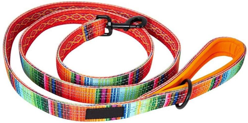 Double-Thick 6FT Reflective Leash with Padded Handle