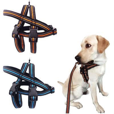 Hot Selling Safety Reflective Pet Clothes Vest Dog Harness for Running Dogs