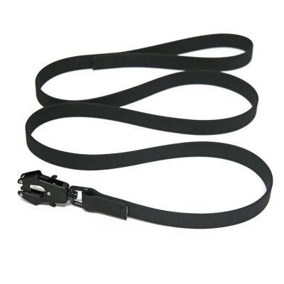 Waterproof PVC Coated Tactical Dog Leash with Swivel Frog Clip