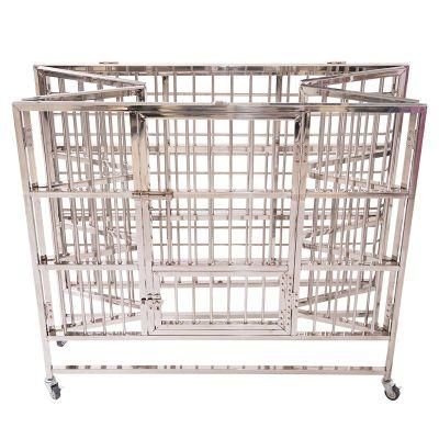 Pet Cages Carriers Houses Large Kennel Vet Hospital Equipment Foldable Cage for Small Animals