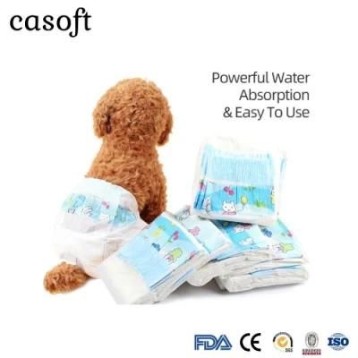 Disposable Soft DIY Male Dog Incontinence Pants Nappies Wraps Diapers for Poop Xxs