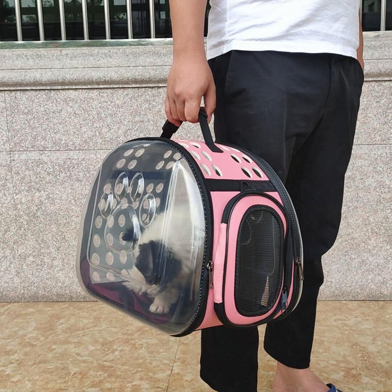 EVA Transparent Pet Shoulder Bag Portable Cat Carrier Bag