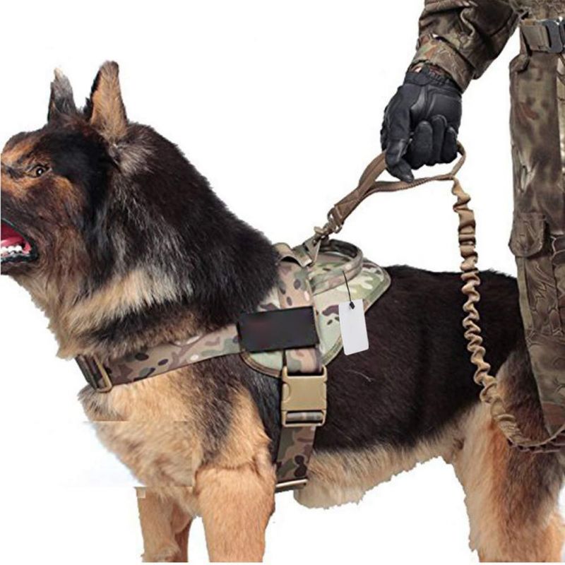 Tactical Dog Harness with Grab Handle, Durable Nylon, 4 Color