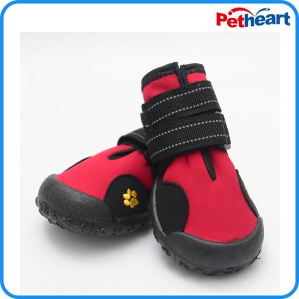 Water Resistant Dog Shoes with Reflective Magic Tape Rugged Anti-Slip Sole