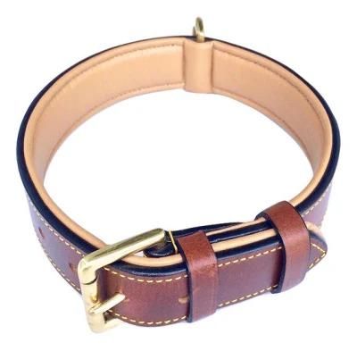 Nice Leather Pet Collar with The Latest Design and Good Quality