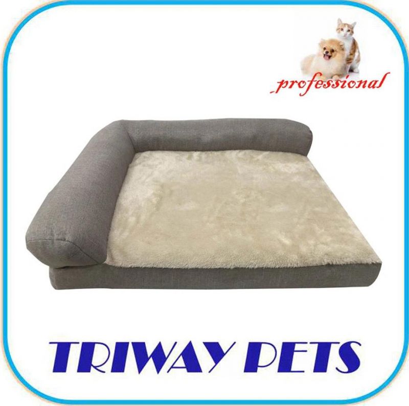 Luxury Nail Foam Orthopedic Pet Sofa Bed