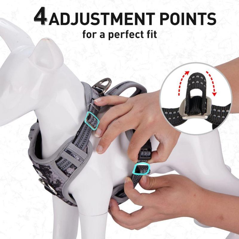 Durable & Comfortable Scratch-Resistant Oxford Material Dog Harness