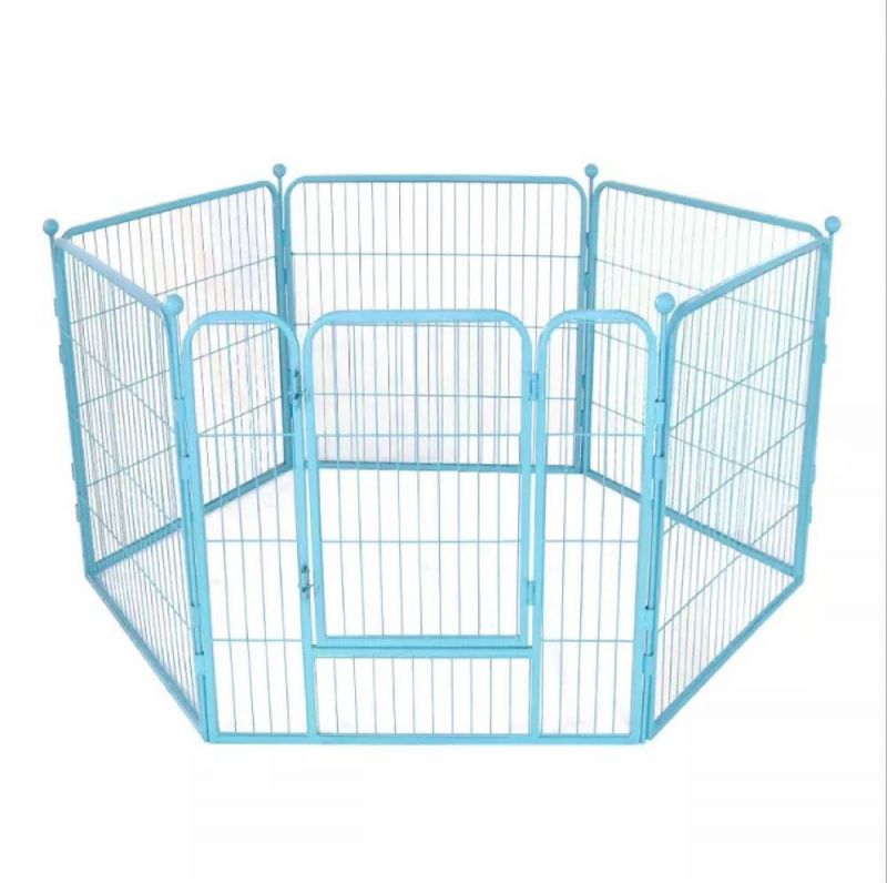 Customize OEM ODM Pet Supplier Outdoor Cheap Metal Playpen Dog Cage Foldable Crate Fence