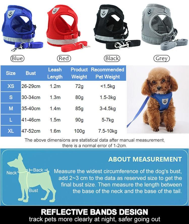 Wholesale Dog Leash Lead/ Pet Collar Flashing LED Lighted Dog Lead, Dog Harness/Pet Leashes