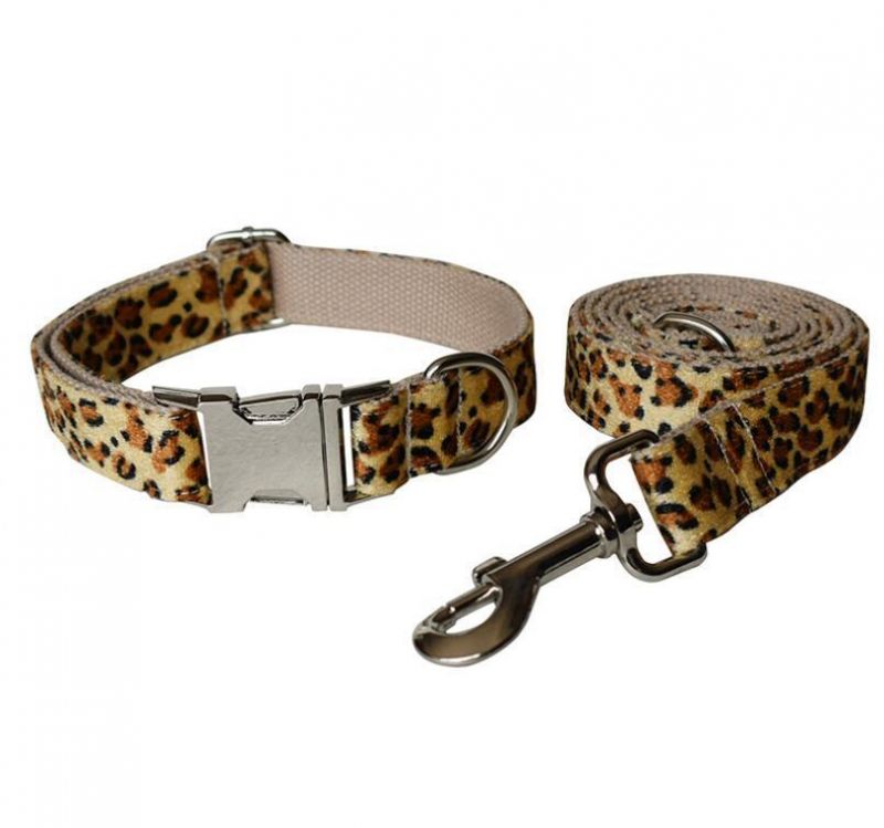 Animal Print Leopard Dog Collars