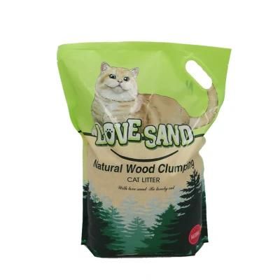 China Factory Produce Clumping Wood Cat Litter Pet Products