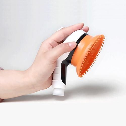 Pet Massage Shower Sprayer Massage Brush Dog Bath Brush Shower