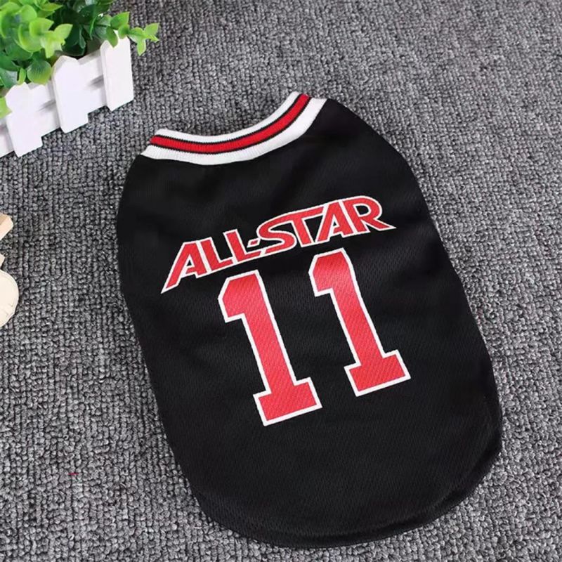 Dog Sports T-Shirt Summer Pet Shirt Cool Basketball Dog Clothes