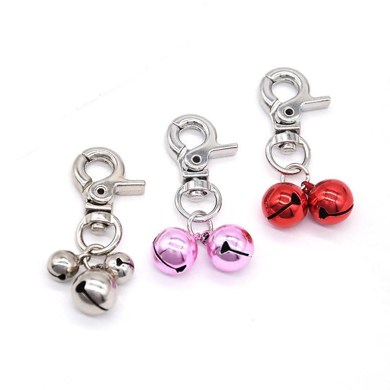 Metal Crafts with DIY Bell Accessories Luggage Zinc Alloy Rotating Hook Lock Dog Buckle