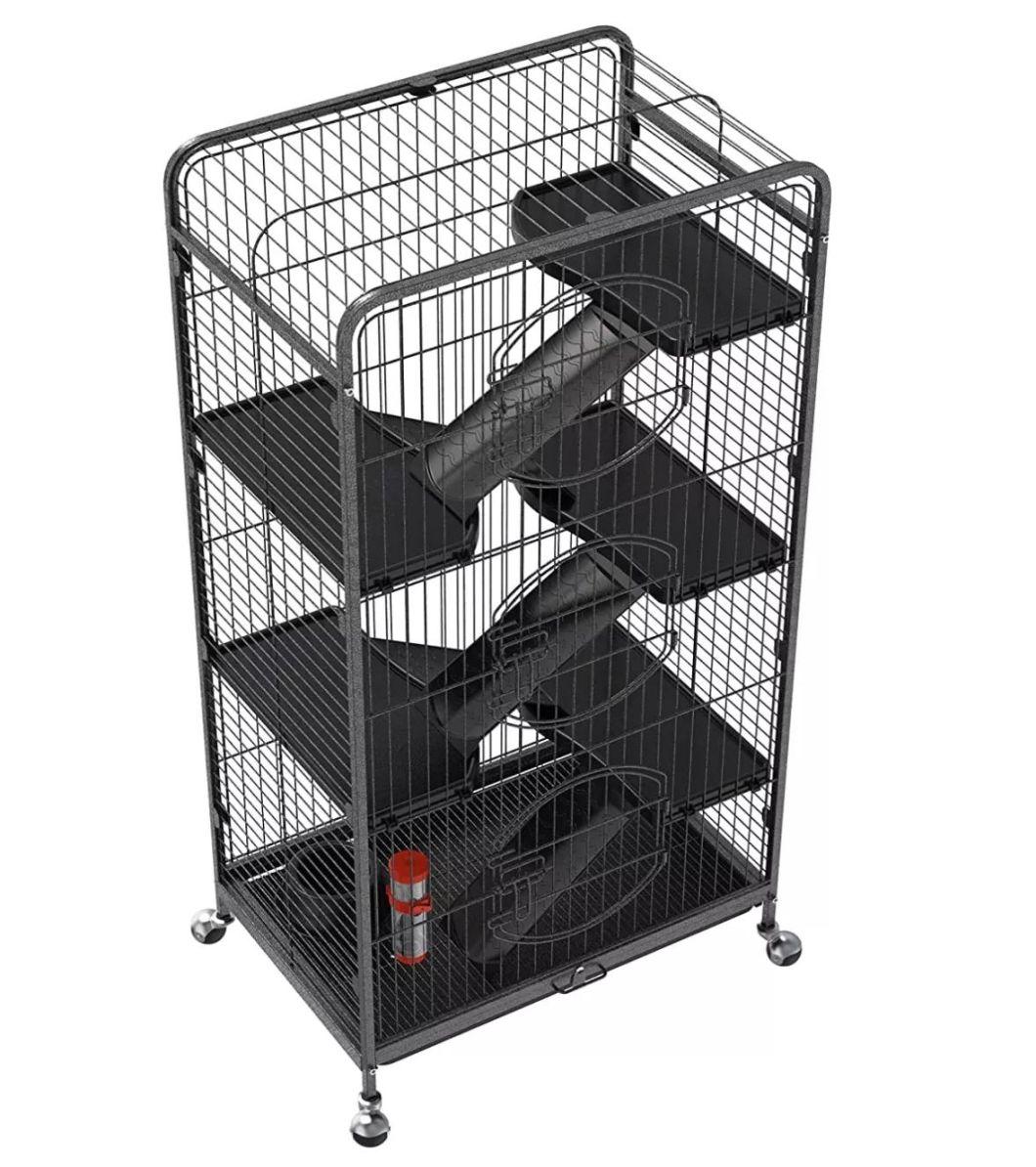 Pet Shop Display Cages Aluminium Wholesale Large Double Pet Cage Hamsters