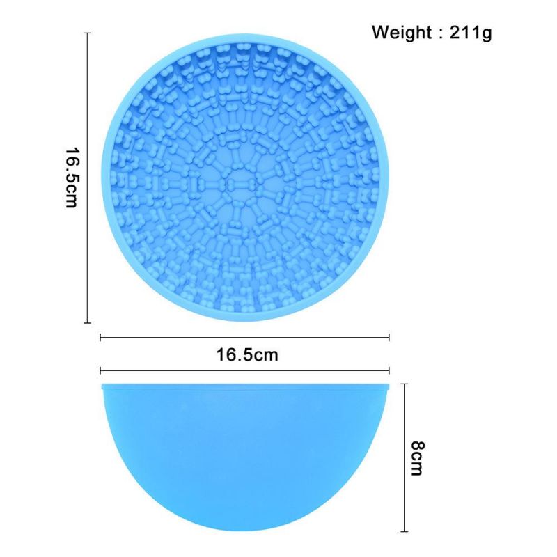 Upgraded Dog Slow Feeder Lick Mat Bowl for Boredom Anxiety Reduction