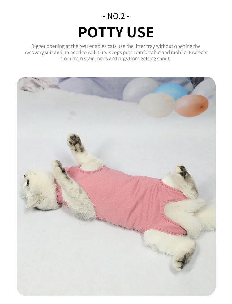 Hot-Selling Anti-Licking Costume Recovery Dog Cat Coat Vest Clothes Pet