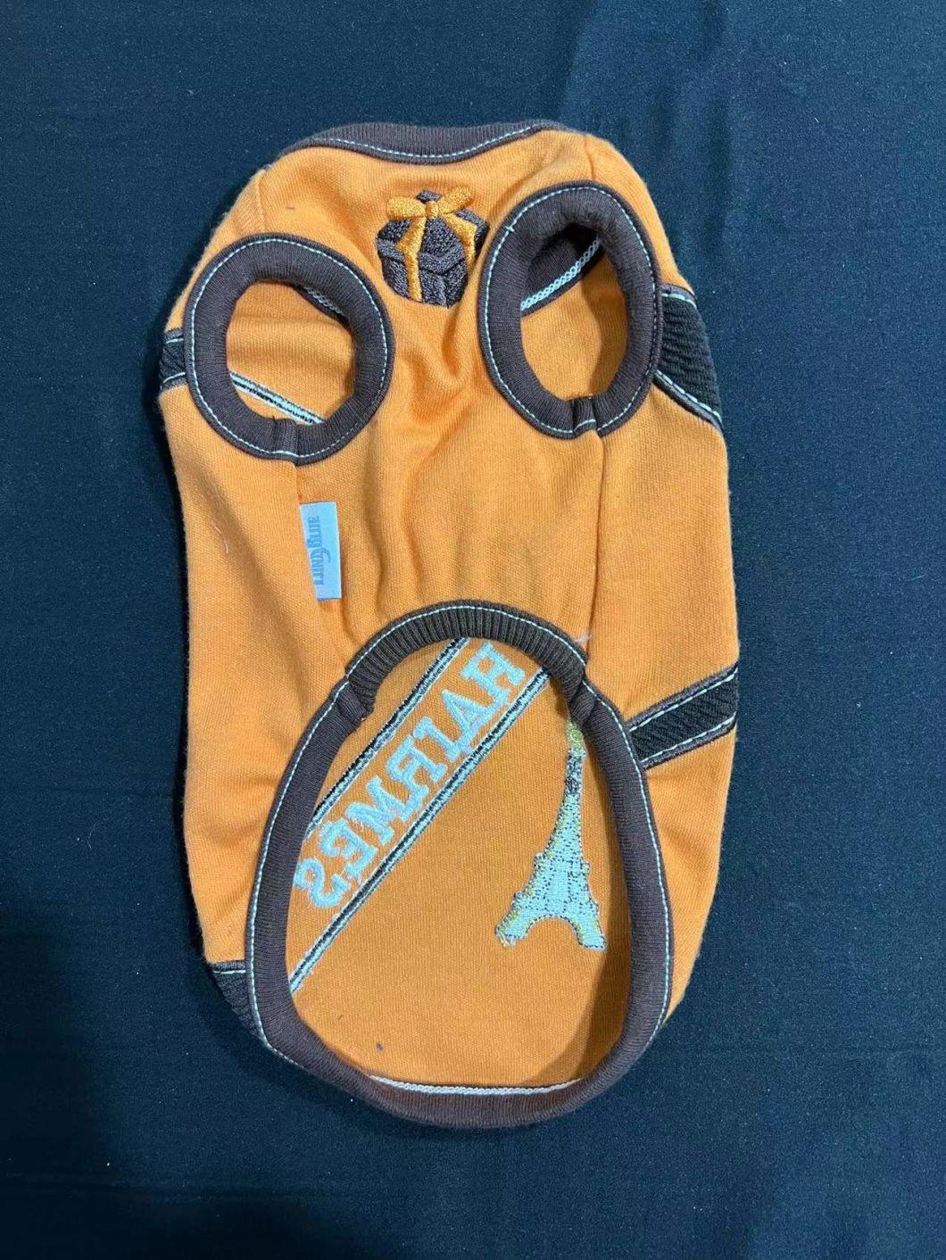 Pet Products Shirt Accessories Warm Clothing Orange Pet Vest