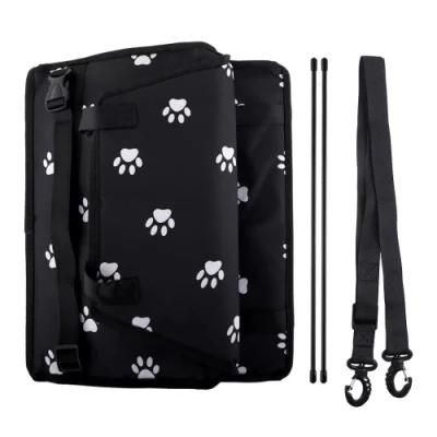 Popular Custom Foldable Waterproof Oxford Mesh Breathable Safety Belt Hammock Bed Pet Car Carrier for Dogs and Cats