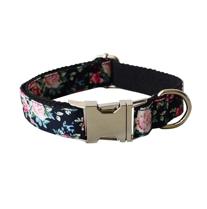 Fast Delivery of Matching Dog Collar Leash and Floral Bow