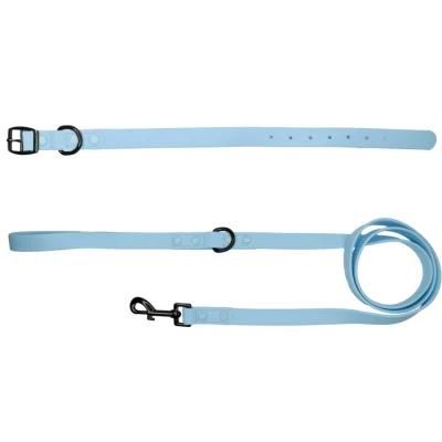 Waterproof Pet Leash for Big Dog Leash 2022 Eco Friendly Hands Free Silicone Baby Blue PVC Leash