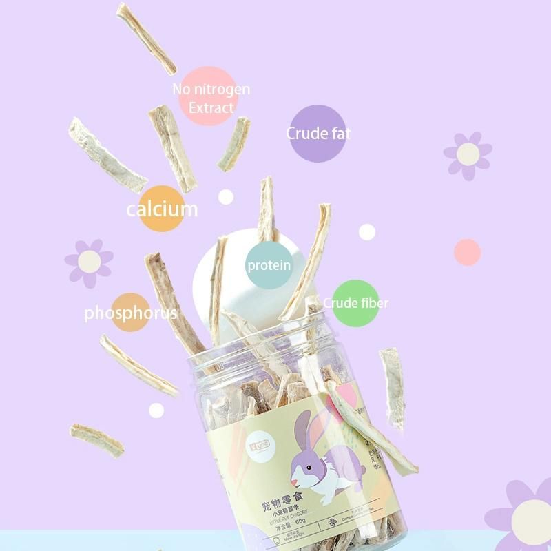 Yee Pet Product Molar Chicory Strips Animal Feed Rabbit Feed