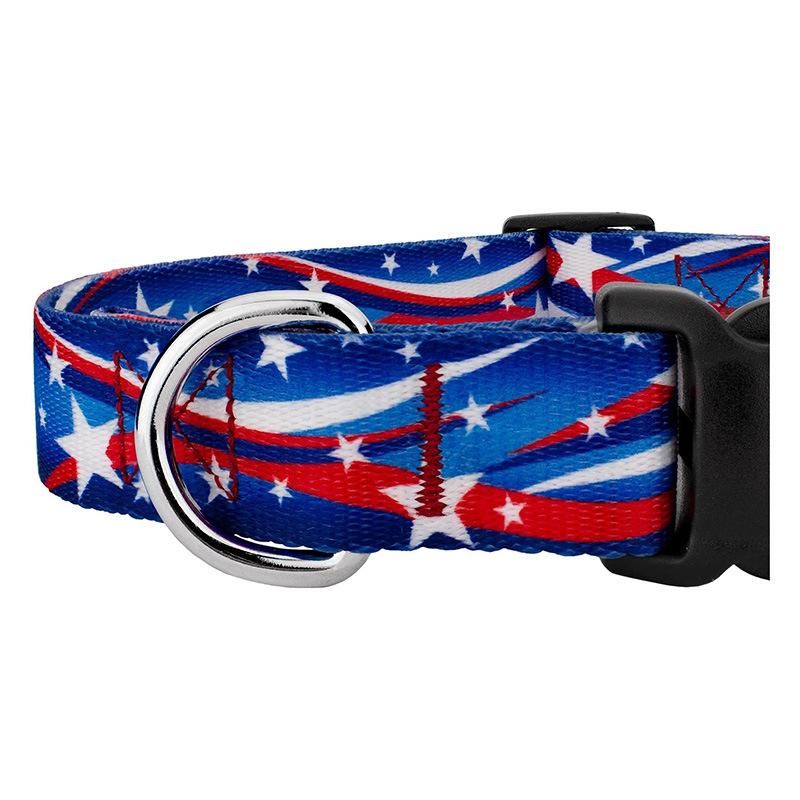 Customized OEM Print Stars Adjustable Personalized Dog Collar