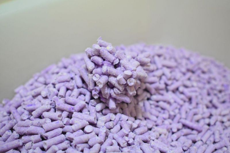 Pet Product: Tofu Cat Litter with Lavender Scent, Flushable