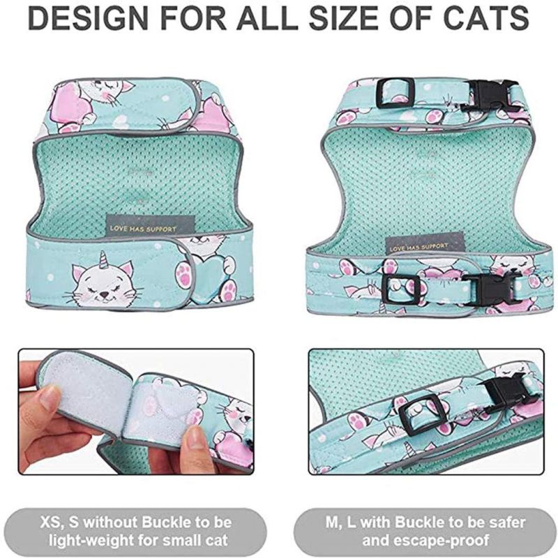 Cute Cat Love Cat Vest Harness Cat Clothes