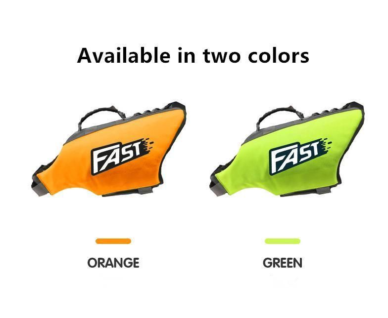 Custom Adjustable Waterproof Printed Reflective Swimming Safety Neoprene Pet Dog Life Jacket Vest